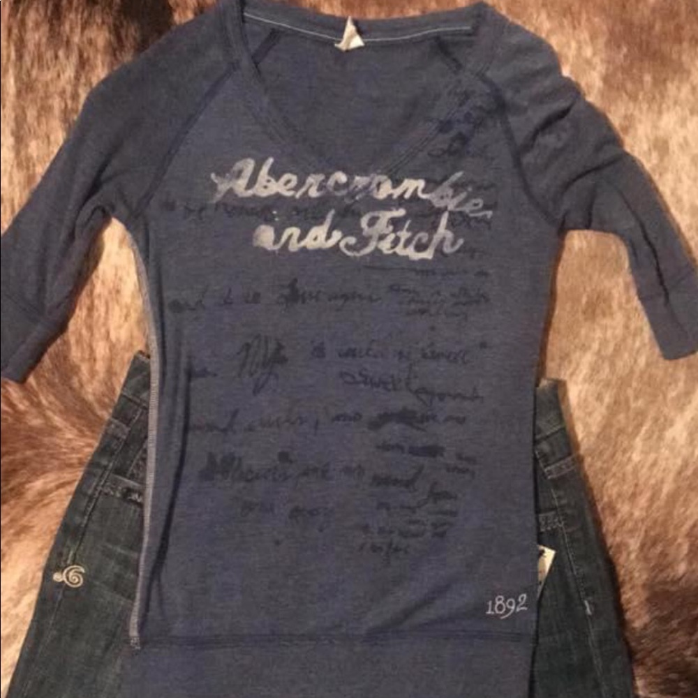 A&F 3/4 sleeve top